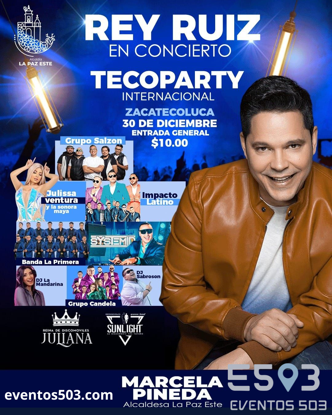 Rey Ruiz en Concierto TecoParty