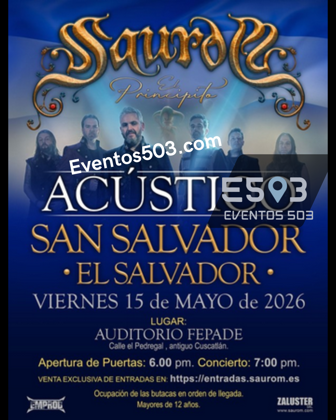 Saurom Concierto formato ACÚSTICO