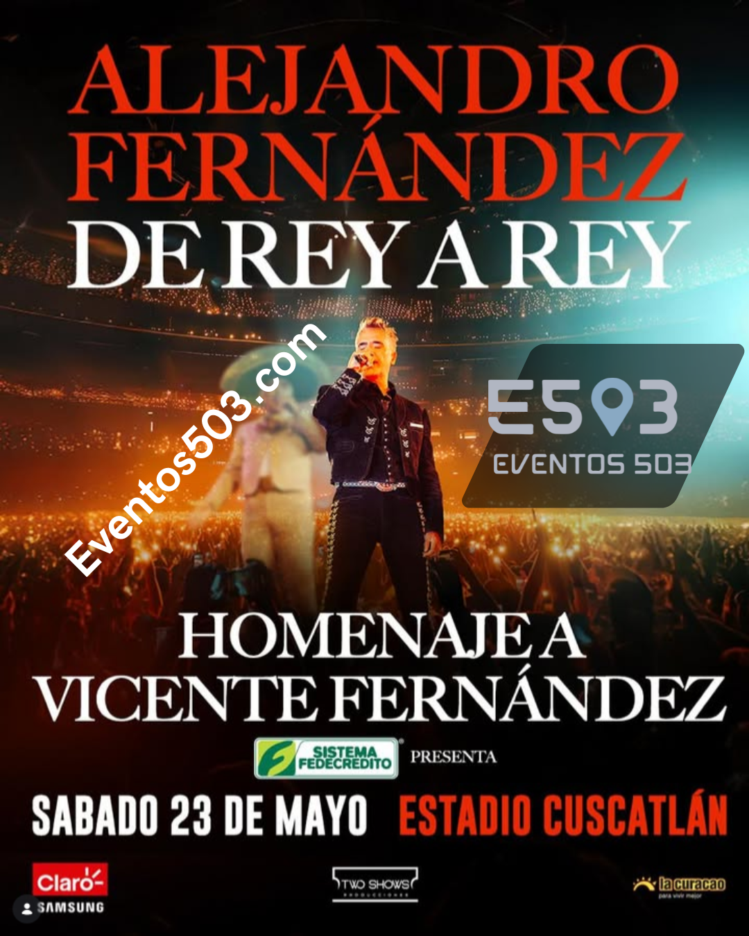 Alejandro Fernández en Concierto De Rey a Rey
