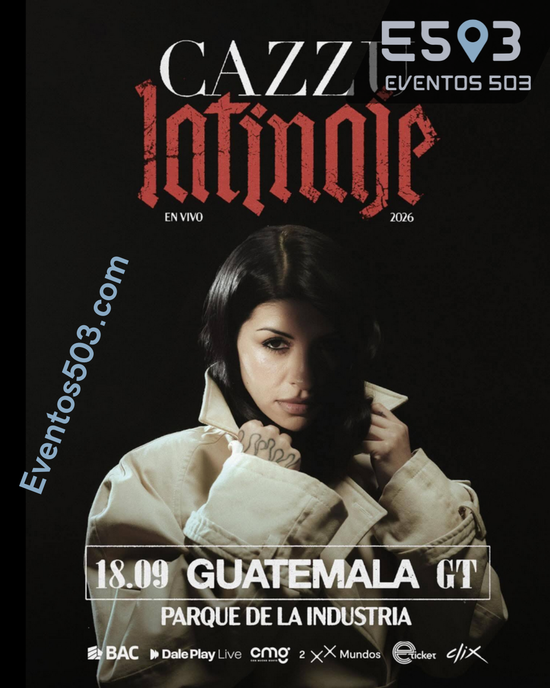Cazzu Latinaje Tour en Guatemala